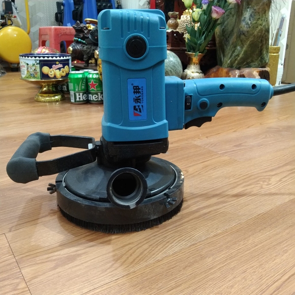Máy bóc trét tường xi măng, máy mài tường cải tạo nhà cũ, máy san nền bê tông điện – ảnh 2