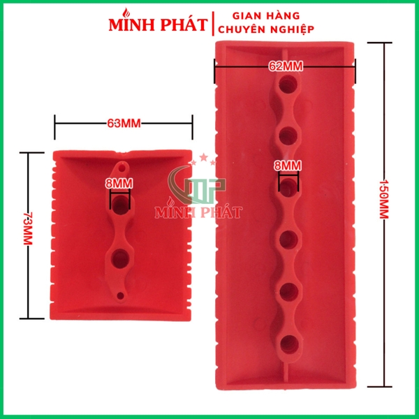 Bộ Dụng Cụ Tạo Vân Sơn Giả Gỗ Cao Su Tự Nhiên MS-3 Minh Phát