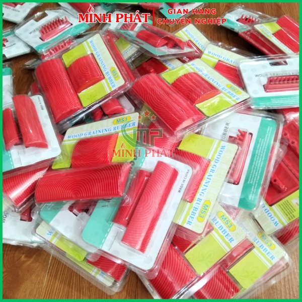 Bộ Dụng Cụ Tạo Vân Sơn Giả Gỗ Cao Su Tự Nhiên MS-3 Minh Phát