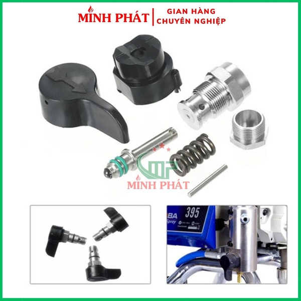 Van Xả Cặn Xả Gió Cho Máy Phun Sơn Graco 390 395 490 495 595 Minh Phát – ảnh 2
