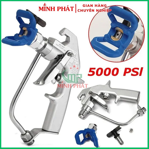 Súng Phun Bột Trét Tường Thép Không Gỉ Kèm Béc 539 ZT-SR Plus 246240 Minh Phát