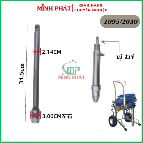 piton máy phun sơn chống cháy 1095 Minh Phát