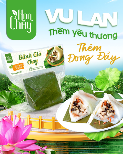 Vu Lan báo hiếu, lòng thành kính dâng.