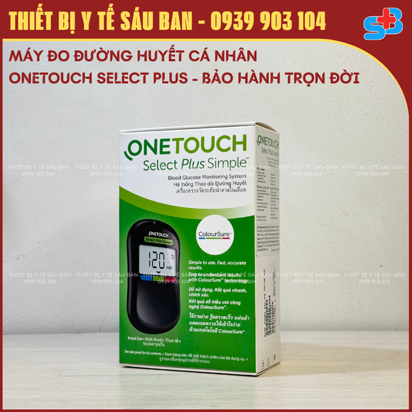 OneTouch Select Plus Simple - Máy Đo Đường Huyết - Bảo Hành Trọn Đời ...
