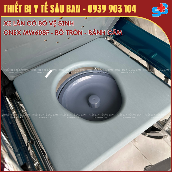 OneX MW608F - Xe Lăn Bô Vệ Sinh Tích Hợp Tiện Lợi - Bô Vuông Bánh Căm ...