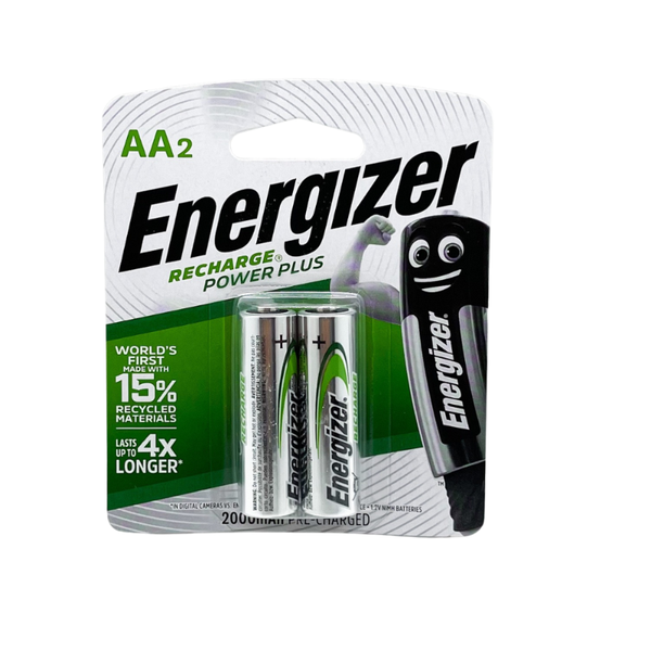 Vỉ 2 viên Pin sạc Energizer 2000 mAh cỡ AA hàng chính hãng
