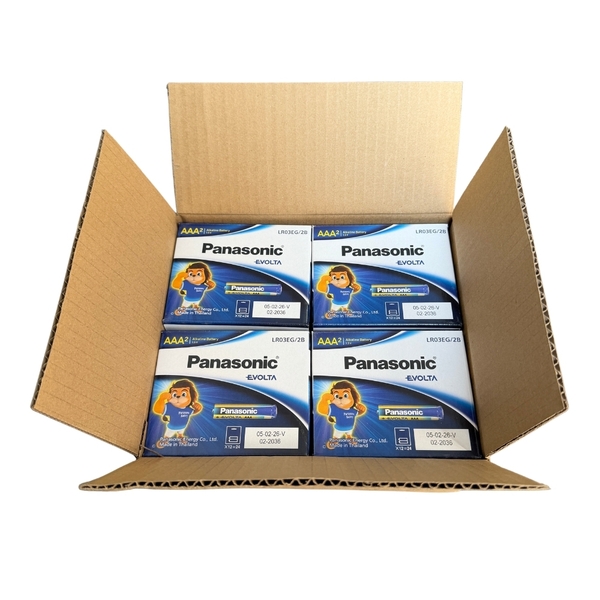Pin Panasonic EVOLTA AAA Alkaline LR03EG/2B 1.5V – Thùng 96 Viên