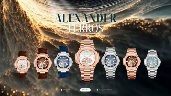 Alexander Ferros 6312 – Dòng đồng hồ cơ lộ tim mang DNA thiết kế hiện đại