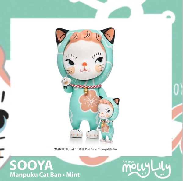 SOOYA Manpuku Cat Ban • Mint by SOOYA Studio
