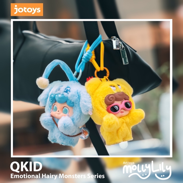 Hộp mù Blind Box QKID Emotional Hairy Monsters Series by JOTOYS