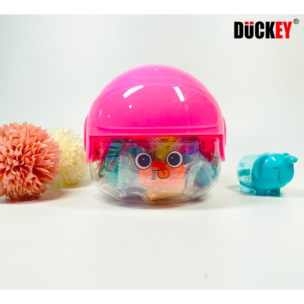 Bộ sản phẩm đất nặn 24 màu DUCKEY. Bộ sản phẩm đất nặn XJY-569 có 24 màu - Có khuôn tặng kèm khi nặn.