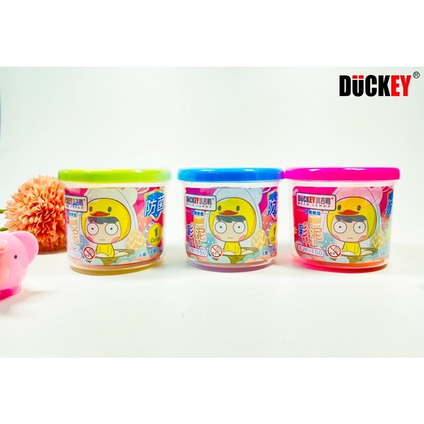 Đất nặn 1 màu  DUCKEY. Đất nặn XJY-150 thiết kế một hộp một màu sắc - Làm từ nguyên liệu bột mì, nước - An toàn cho bé