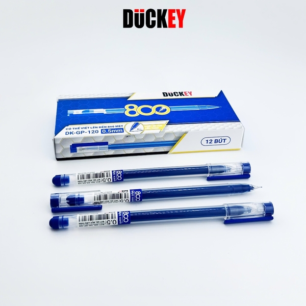 Bút Nước Gel DUCKEY DK-GP-120 0.5mm – Mực Lớn 800m, Ngòi Kim Siêu Trơn, Viết Mượt
