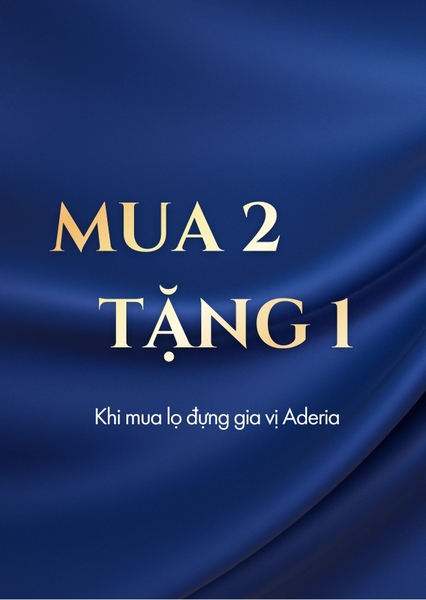 (Mua 2 Tặng 1) Lọ đựng gia vị, đồ khô thủy tinh nắp hợp kim chống gỉ 250ml Nhật Bản Aderia