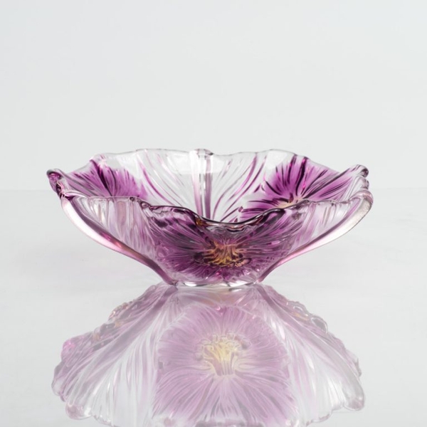 Bát thủy tinh màu tím thả hoa, đựng hoa quả Walther-Glas: Miranda Violet Yellow