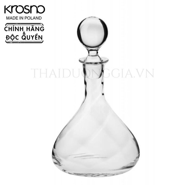 Bình rượu, decanter pha lê ROMANCE 1 lit 1000ml Ba Lan Krosno-792484