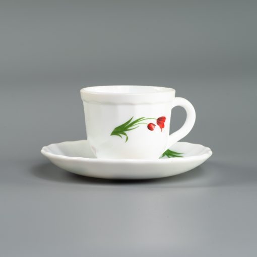 Bộ 6 tách 160ml Sứ thủy tinh Rak Glass-Tulip-526
