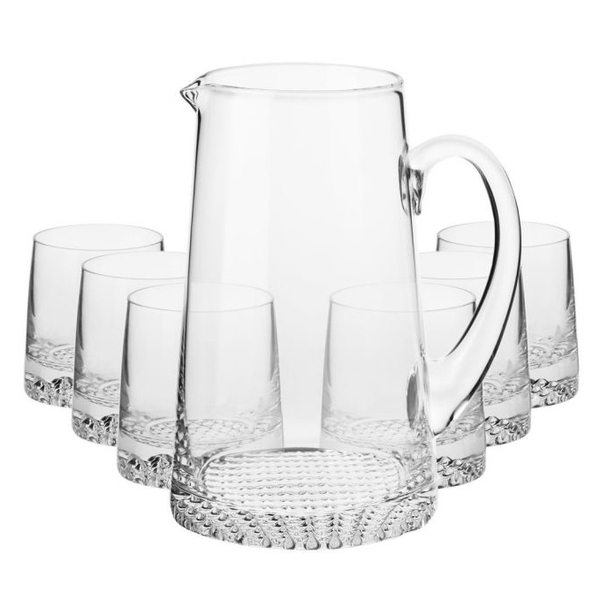 Bộ bình ly cốc  FJORD 1 bình 1000ml + 6 cốc 300ml Ba Lan Krosno-809496