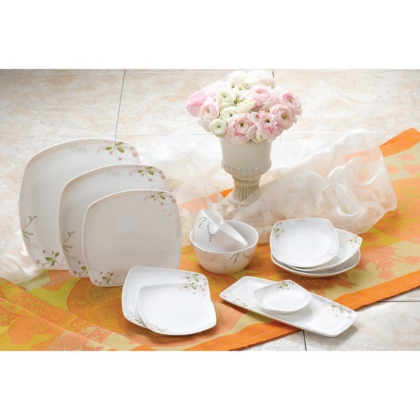 Bộ đồ ăn Lemon Tree sứ xương Hàn Quốc Haengnam