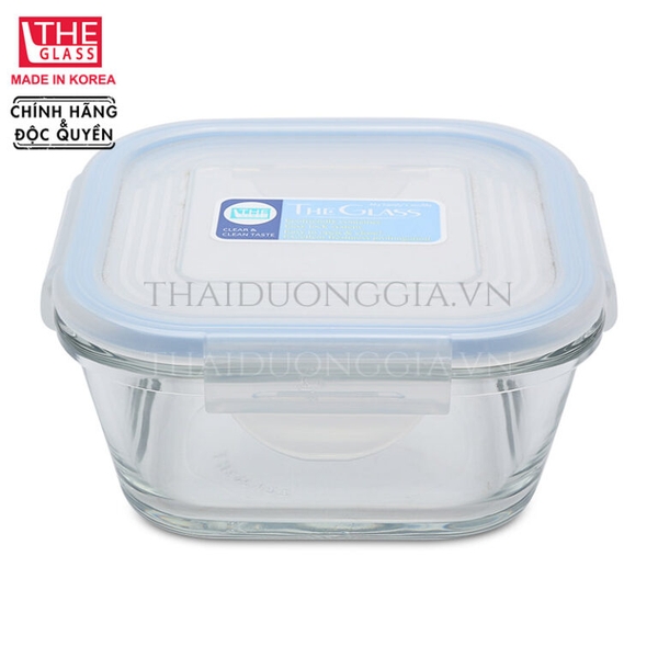 Bộ hộp đựng thực phẩm vuông 3 chiếc Hàn Quốc The Glass-GP460AA