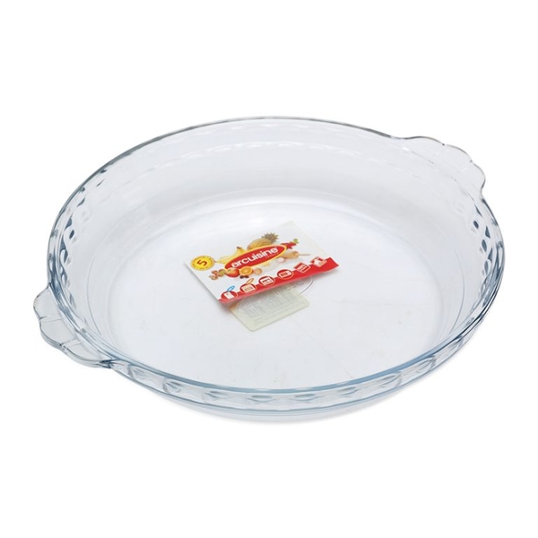 Đĩa thủy tinh vi sóng, lò nướng tròn 22cm có tay cầm Pháp Arcuisine