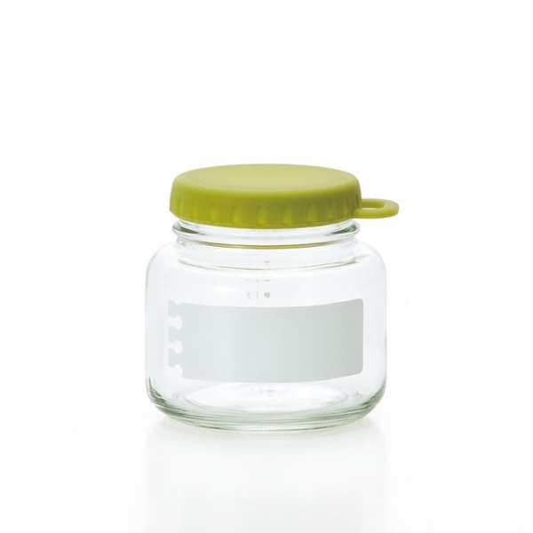 Lọ, hũ thủy tinh 200ml, 320ml, 900ml, 1800ml  eCap nắp silicon dễ mở màu xanh rêu Nhật Bản Aderia