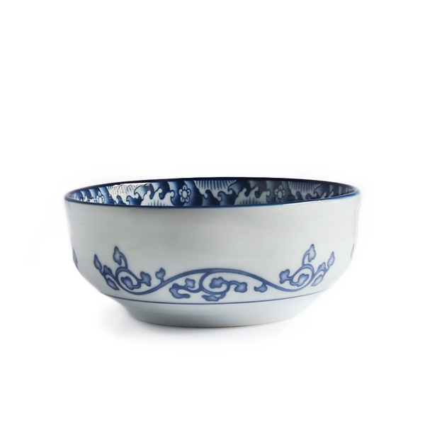 Bát mỳ SR 18cm sứ hoa văn cao cấp Hàn Quốc Sambo MD-075