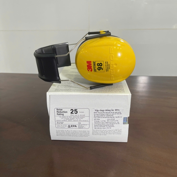 Chụp Tai Chống ồn đeo Qua Đầu 3M H9A, 10 Cái/Thùng