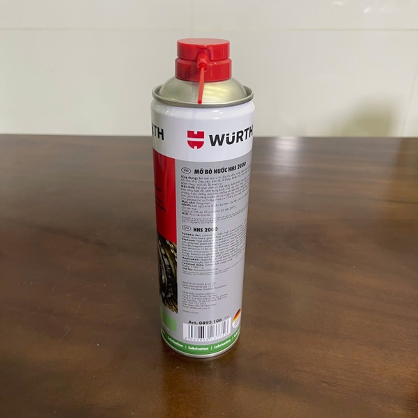 Mỡ bò nước hhs 2000 Wurth 500ml