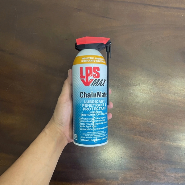 Dầu bôi trơn MAX CHAINMATE dùng cho xích, cáp cẩu 11 Oz/405ml/chai, Hiệu LPS, Code: 92416