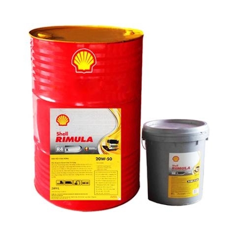 Dầu - SHELL RIMULA R4X 20W50 CI4 - 209L