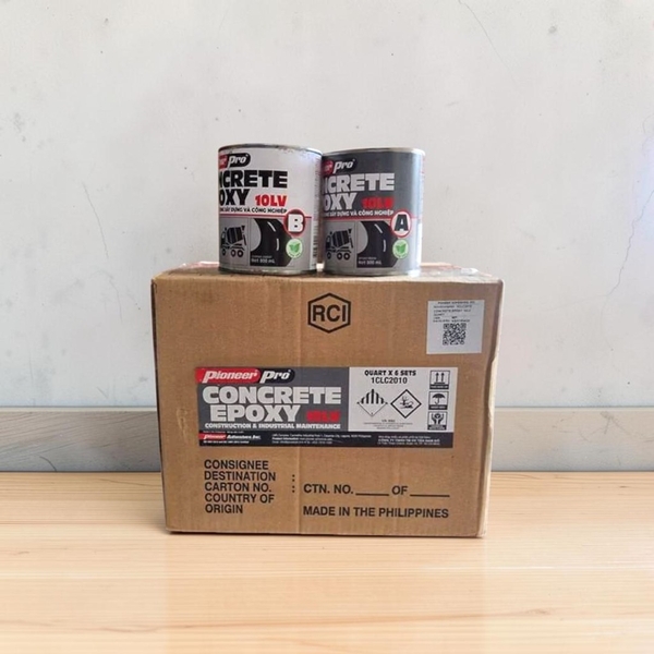 Pioneer Concrete Epoxy 10 L.V Quart Set 2.67kg