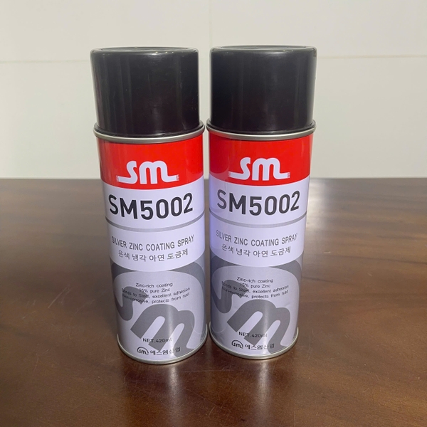 SƠN MẠ KẼM LẠNH SM5002 SILVER ZINC COATING SPRAY