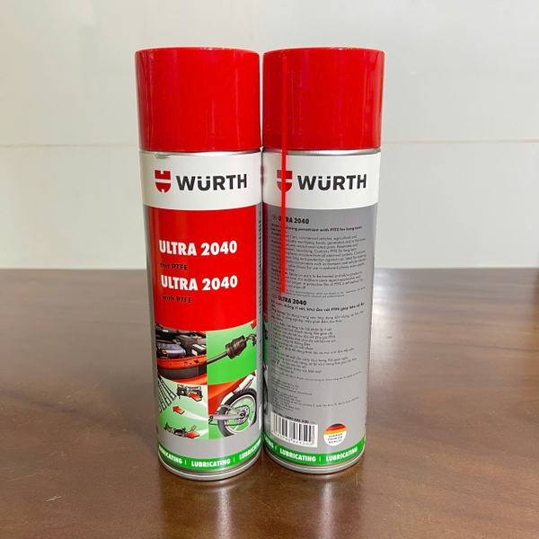 Chất xịt bảo trì đa năng ultra2040 Wurth 500ml
