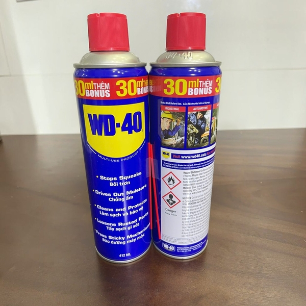 Dầu bôi trơn WD-40 MUP 412ML