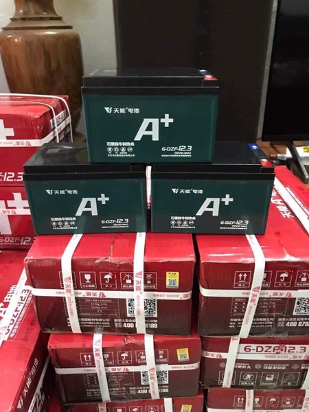 ẮC QUY XE ĐẠP ĐIỆN TIANNENG A+ 48V12AH (BỘ 4 BÌNH)