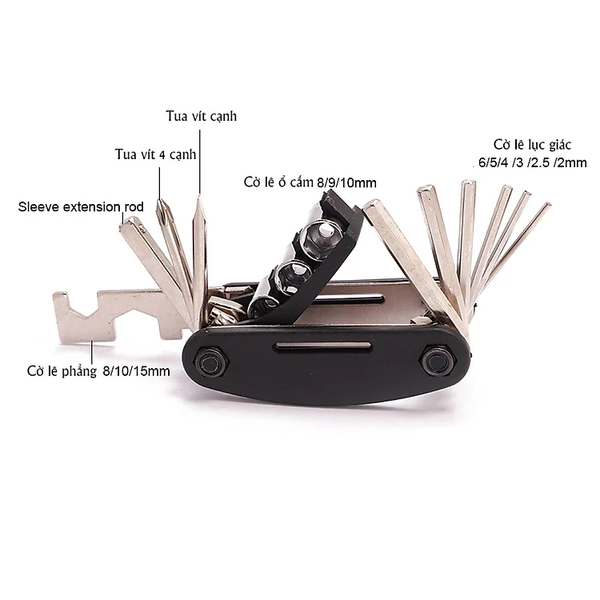 Bộ Lục Giác Đa Năng Mini 15 in 1 Cao Cấp Bỏ Túi Tiện Lợi