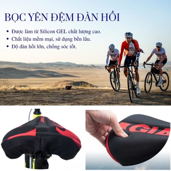 BỌC YÊN XE ĐẠP GIANT – DẦY (SILICON)