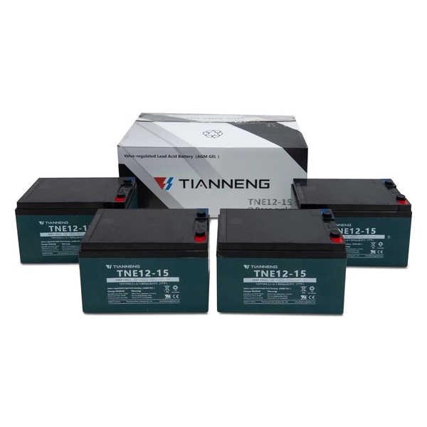 BÌNH ẮC QUY XE ĐẠP ĐIỆN TIANNENG TNE12-15 12V 15AH (bộ 4 bình)