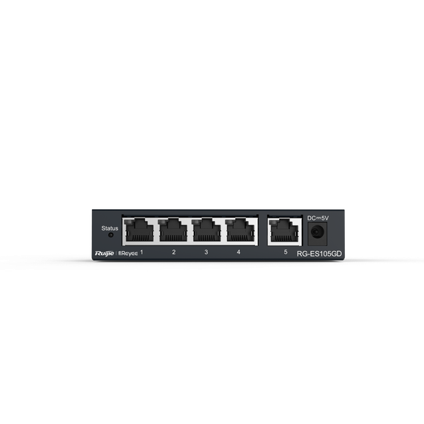 Switch chia mạng Ruijie RG-ES105GD (5 cổng Gigabit, vỏ sắt)
