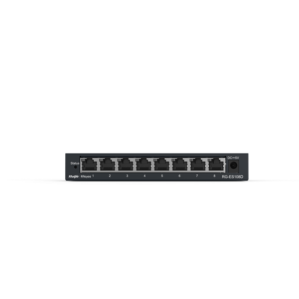 Switch chia mạng Ruijie RG-ES108D (8 cổng, vỏ sắt)