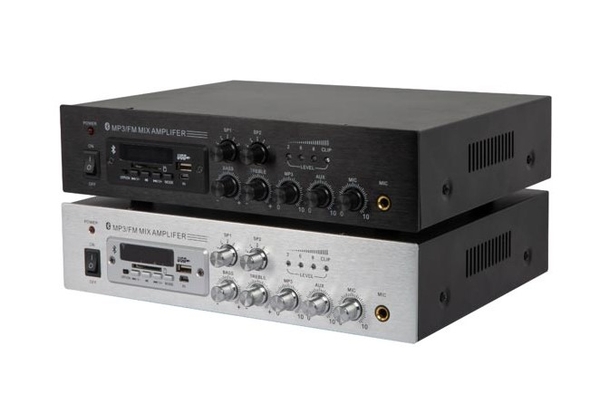 Tăng âm Amply Bluetooth APU 60W-EN (Bluetooth, MP3, SD, USB, FM, Mixer, Remote, 2 Zone, 60W)