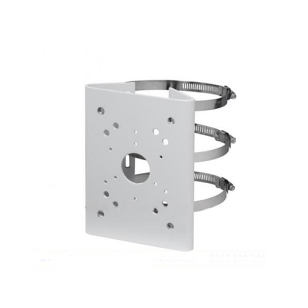 Chân đế Bích bắt cột cho camera 150x210mm kèm 2 đai (camera cỡ lớn, PTZ)