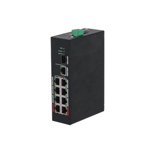 Switch PoE DAHUA DH-PFS3110-8ET-96 (8 PoE, 1 uplink Gigabit, 1 SFP, 96W)