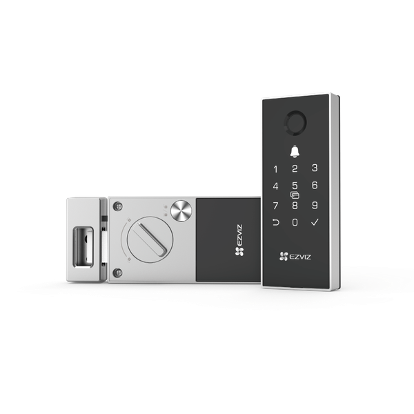 Khóa cửa điện tử EZVIZ DL03 Pro (App, Vân tay, Thẻ từ, Mật mã)