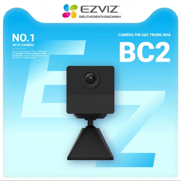 Camera EZVIZ BC2 (Wifi 2MP, PIN 2000mAh)