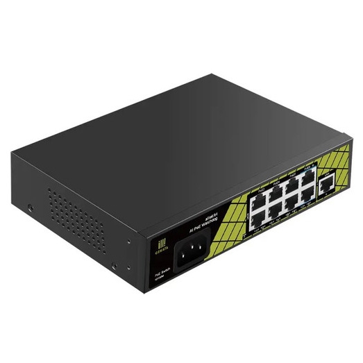Switch PoE 8 cổng GENATA P9109EA (8 PoE + 1 uplink)
