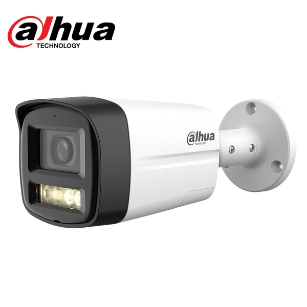 Camera DAHUA DH-HAC-HFW1200TLMP-IL-T (Thân 2MP, Loa Mic, Ánh sáng kép)