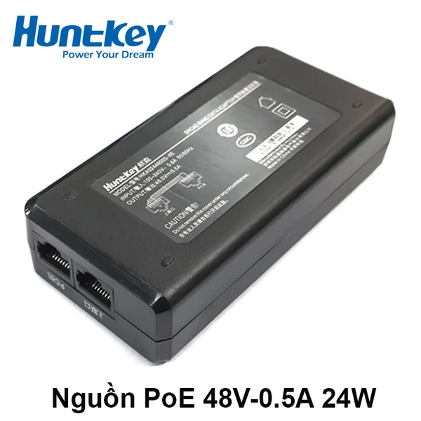 Nguồn POE 1 cổng 48V Hunkey POE-48V