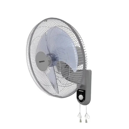 Quạt treo tường Nanoco NWF1614GR (màu ghi, 47W, dây giật, bạc đạn)
